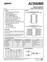 Datasheet ACS00D производства Intersil