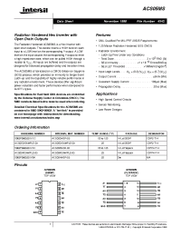 Datasheet ACS05K производства Intersil