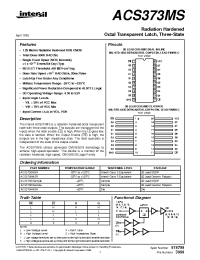 Datasheet ACS373K производства Intersil