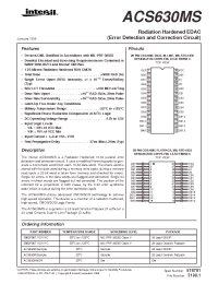 Datasheet ACS630DMSR производства Intersil