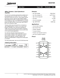 Datasheet HA1-5134-5 manufacturer Intersil