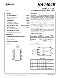 Datasheet HA4404BCB96 производства Intersil