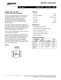 Datasheet HA-5127 производства Intersil