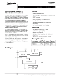 Datasheet HC5503TCB производства Intersil