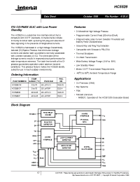 Datasheet HC5526CM производства Intersil
