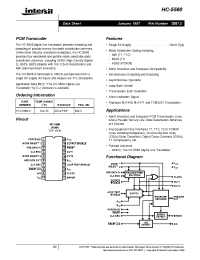 Datasheet HC-5560 производства Intersil