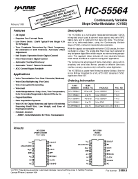 Datasheet HC9P55564-5 производства Intersil