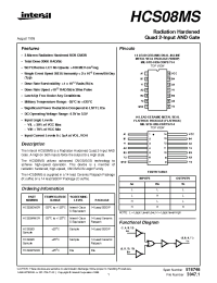 Datasheet HCS08DMSR производства Intersil