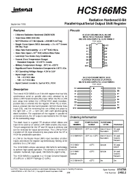 Datasheet HCS166KMSR производства Intersil