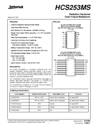 Datasheet HCS253D производства Intersil