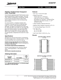 Datasheet HCS373KTR производства Intersil