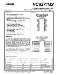 Datasheet HCS374KMSR производства Intersil