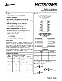 Datasheet HCTS02KMSR производства Intersil