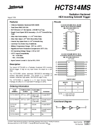 Datasheet HCTS14HMSR производства Intersil
