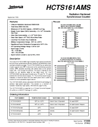 Datasheet HCTS161AD производства Intersil