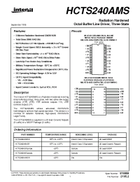 Datasheet HCTS240ADMSR производства Intersil