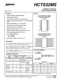 Datasheet HCTS32D производства Intersil