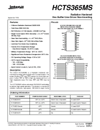 Datasheet HCTS365D производства Intersil