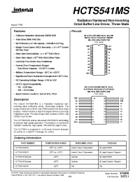 Datasheet HCTS541MS производства Intersil