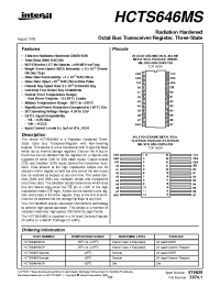 Datasheet HCTS646KMSR производства Intersil