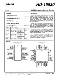 Datasheet HD-15530 производства Intersil