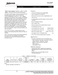 Datasheet ICL3237CA-T производства Intersil