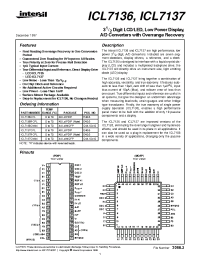 Datasheet ICL7137CM44 производства Intersil