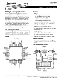Datasheet ICL7139C производства Intersil