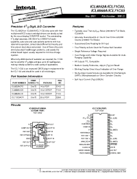 Datasheet ICL8052AC производства Intersil