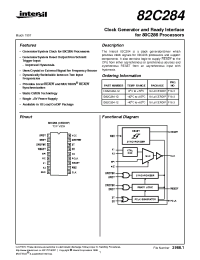 Datasheet ID82C284-10 manufacturer Intersil