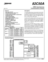 Datasheet ID82C50A производства Intersil