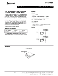 Datasheet RF1K49093 производства Intersil
