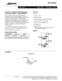 Datasheet RF1K49221 производства Intersil