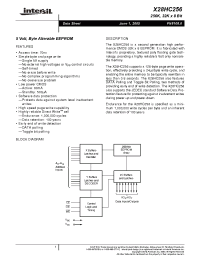 Datasheet X28HC256SI-12 производства Intersil