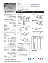 Datasheet 3296P-1-101ALF manufacturer Int Power Sources