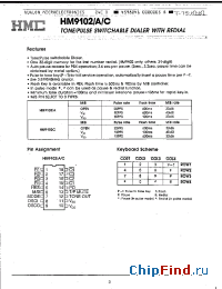 Datasheet HM9102 manufacturer Int Power Sources