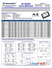 Datasheet W7-12S12 производства Intronics