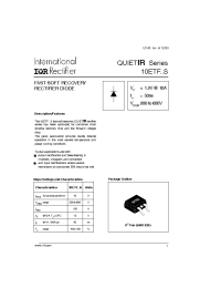 Datasheet 10ETF02STRL manufacturer IRF