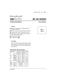 Datasheet 110MT100K manufacturer IRF