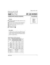 Datasheet 112MT140KB manufacturer IRF