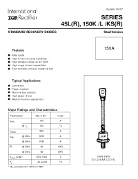 Datasheet 150K40AM manufacturer IRF