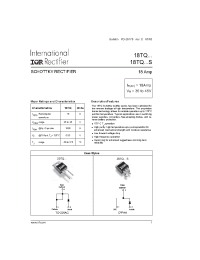 Datasheet 18TQ045STRR manufacturer IRF