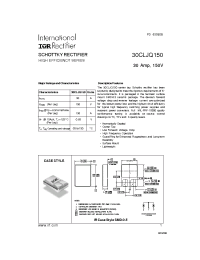 Datasheet 30CLJQ150 manufacturer IRF