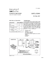 Datasheet 30SCLJQ060 manufacturer IRF