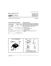 Datasheet 50WQ03F manufacturer IRF