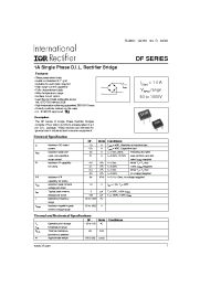 Datasheet DF005STR16 производства IRF