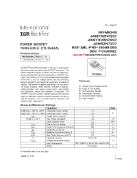 Datasheet JANS2N7237 производства IRF