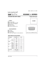 Datasheet SD2000C04L производства IRF