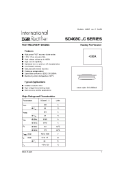 Datasheet SD403C16S15C manufacturer IRF