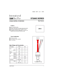 Datasheet ST280S manufacturer IRF